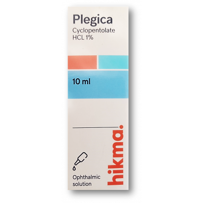 PLEGICA 1% ( CYCLOPENTOLATE ) EYE DROPS 10 ML